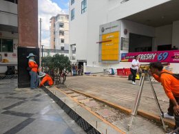 งานต่อเติมบริเวณอาคาร 10 มหาวิทยาลัยศรีปทุม