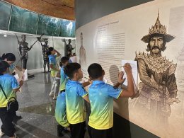 พาเด็กๆ เรียนรู้เส้นทางประวัติศาสตร์กาญจนบุรี ณ อุทยานประวัติศาสตร์สงครามเก้าทัพ