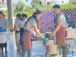 บรรยากาศงานครบรอบ 20 ปี โรงเรียนอนุบาลหมู่บ้านเด็กสานรัก