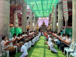 ร่วมสนับสนุนการบรรพชาสามเณร บวชศีลจาริณี และอบรมเยาวชนภาคฤดูร้อน ในปี ๒๕๖๙