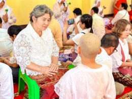 ร่วมสนับสนุนการบรรพชาสามเณร บวชศีลจาริณี และอบรมเยาวชนภาคฤดูร้อน ในปี ๒๕๖๙