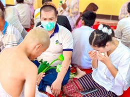 ร่วมสนับสนุนการบรรพชาสามเณร บวชศีลจาริณี และอบรมเยาวชนภาคฤดูร้อน ในปี ๒๕๖๙