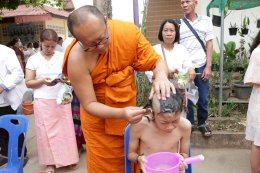 ร่วมสนับสนุนการบรรพชาสามเณร บวชศีลจาริณี และอบรมเยาวชนภาคฤดูร้อน ในปี ๒๕๖๙