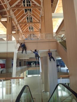 ผลงานการติดตั้งเสาสูง เซ็นทรัล เชียงใหม่