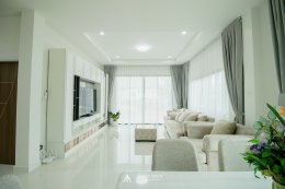 บ้านทรงจั่วผสมปั้นหยาสไตล์โมเดิร์น HB02