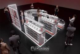 Design, manufacture, and installation of the store: TR Phone Shop, Central Rama 2.