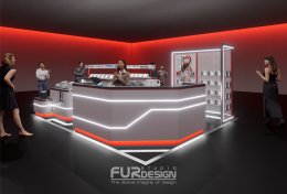 Design, manufacture, and installation of the store: TR Phone Shop, Central Rama 2.