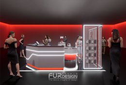 Design, manufacture, and installation of the store: TR Phone Shop, Central Rama 2.