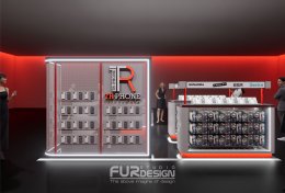 Design, manufacture, and installation of the store: TR Phone Shop, Central Rama 2.