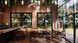 ออกแบบ ผลิต และติดตั้งร้าน : ร้านกาแฟ Yayai  บึงสามพราน จ.เพชรบูรณ์