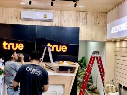Design, manufacture and installation of shops: True Dtac Shop, Koh Lipe, Satun province.