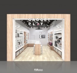 Design, manufacture and installation of stores: Gadget Play Store, Fortune Mall, Bangkok.