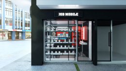 ออกแบบร้านจำหน่ายมือถือ ร้าน JOB MOBILE เดอะซีน ทาวน์อินทาวน์