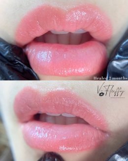 เรียนสักปาก V-Fluffy LipBlush ฝังสีปากสุขภาพดี  2 วัน