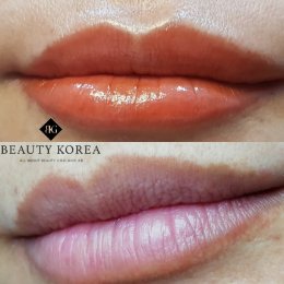 6. สักปากชมพูสไตล์เกาหลี Korea Perfect Lips
