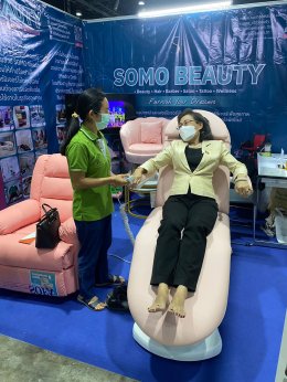 SOMO BEAUTY จัดบูธแสดงสินค้า เตียงทรีทเม้นท์ไฟฟ้า เตียงหัตถการ ในงาน InterCare Asia 2023 