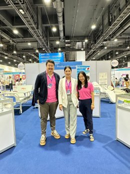 SOMO BEAUTY จัดบูธแสดงสินค้า เตียงทรีทเม้นท์ไฟฟ้า เตียงหัตถการ ในงาน InterCare Asia 2023 