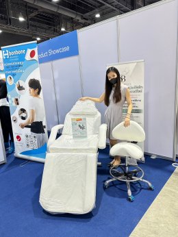 SOMO BEAUTY จัดบูธแสดงสินค้า เตียงทรีทเม้นท์ไฟฟ้า เตียงหัตถการ ในงาน InterCare Asia 2023 