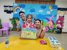 น้องนลินได้รับรางวัลเหรียญเงินระดับจังหวัดแข่งขันวาดภาพระบายสีด้วยสีเทียน