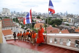 โรงเรียนเปรมฤทัย​ สาขาวังน้อย​ และสาขาลำลูกกา​ นักเรียนระดับชั้นประถมศึกษาปีที่​ ๔ เดินทางมาทัศนะศึกษา ที่วัดสระเกศ ราชวรมหาวิหาร