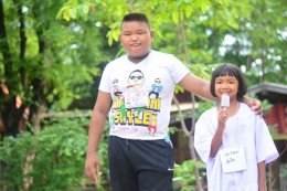 พระวิทยากรกลุ่มเพื่อชีวิตดีงาม ได้รับนิมนต์จากพระครูโอภาสโพธินันท์ ให้มาเป็นพระวิทยากรอบรมนักเรียนโรงเรียนสามชัยอุดมวิทย์ 