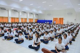 งานส่งเสริมคุณธรรม จริยธรรม กลุ่มสาระการเรียนรู้สังคมศึกษา ศาสนาและวัฒนธรรม จัดให้มีการเข้าค่ายคุณธรรม จริยธรรม ระดับชั้น ม.5 ณ หอประชุมโรงเรียนนวมินทราชูทิศ พายัพ