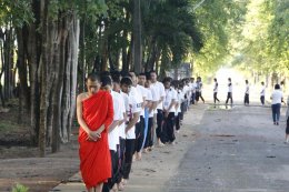 กิจกรรมค่ายคุณธรรมจริยธรรม นักเรียนชั้นมัธยมศึกษาปีที่ 3 โรงเรียนนวมินทราชินูทิศ สตรีวิทยา พุทธมณฑล ณ วัดเขานกกระจิบ อำเภอเมือง จังหวัดราชบุรี