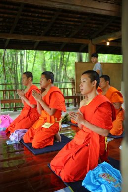 พิธีเปิดโครงการพระนักเขียน ภาคเหนือ โดยพระวิทยากร กลุ่มเพื่อชีวิตดีงาม สำนักงานส่งเสริมคุณธรรม จริยธรรมฯวัดสระเกศ