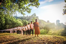 ค่ายคุณธรรมจริยธรรมนักเรียน โรงเรียนศรัทธาสมุทร จังหวัดสมุทรสงคราม ชั้นมัธยมศึกษาปีที่ 6 บรรยายโดยคณะพระวิทยากรกลุ่มใต้ร่มพุทธธรรม