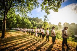 ค่ายคุณธรรมจริยธรรมนักเรียน โรงเรียนศรัทธาสมุทร จังหวัดสมุทรสงคราม ชั้นมัธยมศึกษาปีที่ 6 บรรยายโดยคณะพระวิทยากรกลุ่มใต้ร่มพุทธธรรม