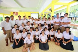 ค่ายคุณธรรมจริยธรรมนักเรียน โรงเรียนศรัทธาสมุทร จังหวัดสมุทรสงคราม ชั้นมัธยมศึกษาปีที่ 6 บรรยายโดยคณะพระวิทยากรกลุ่มใต้ร่มพุทธธรรม