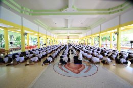 ค่ายคุณธรรมจริยธรรมนักเรียน โรงเรียนศรัทธาสมุทร จังหวัดสมุทรสงคราม ชั้นมัธยมศึกษาปีที่ 6 บรรยายโดยคณะพระวิทยากรกลุ่มใต้ร่มพุทธธรรม
