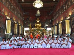 คณะครู นักเรียนโรงเรียนแจ้งวิทยา โรงเรียนการกุศลของวัดในพระพุทธศาสนา อำเภอเมืองสงขลา จังหวัดสงขลา ทัศนศึกษา ณ วัดสระเกศราชวรมหาวิหาร