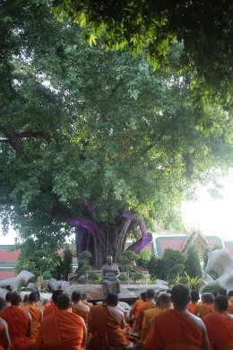 พระวิทยากรกระบวนธรรม ๘๖ รูป จากทั่วประเทศ เข้าสักการะรูปหล่อเจ้าประคุณสมเด็จพระพุฒาจารย์ (เกี่ยว อุปเสณมหาเถร) ผู้ก่อตั้ง สำนักงานส่งเสริมคุณธรรม จริยธรรมฯ