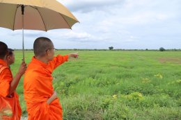 พระเดชพระคุณพระพรหมสิทธิ มอบหมายพระวิจิตรธรรมาภรณ์ ให้ตรวจเยี่ยมให้กำลังใจโยมซึ่งทำนาในที่ธรณีสงฆ์ของวัดสระเกศ ในเขตพื้นที่อำเภอปากท่อ จังหวัดราชบุรี