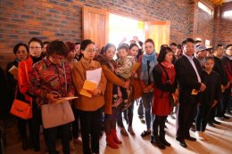 พิธีเปิดวัดพุทธสามัคคี (โบ-หัว) เมืองกาโบโรน ประเทศบอตสวานา มีพระเดชพระคุณ พระกิตติโสภณวิเทศ ประธานสหภาพพระธรรมทูตไทยในโอเชียเนีย เป็นประธานฝ่ายสงฆ์