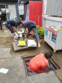 สถานการณ์ฝนตกหนักและน้ำท่วมขังในพื้นที่