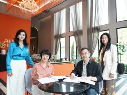 泰国亚洲大众集团与泰国知名房地产开发商Asset Wise签订公寓项目Atmoz Palacio的海外市场独家代理包盘合作协议