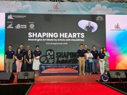  มูลนิธิอาร์ตโนแฮนด์นำ 5 ผลงานศิลปินพิการไทย จัดแสดงงาน Shaping Hearts 2025  สิงคโปร์