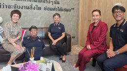 มูลนิธิอาร์ตโนแฮนด์เข้าพบผู้บริหารผู้ผลิตปูนลูกดิ่ง เตรียมสร้างสรรค์ผลงานศิลปะแห่งแรงบันดาลใจ