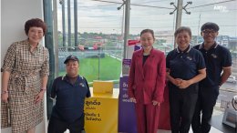 มูลนิธิอาร์ตโนแฮนด์เข้าพบผู้บริหารผู้ผลิตปูนลูกดิ่ง เตรียมสร้างสรรค์ผลงานศิลปะแห่งแรงบันดาลใจ