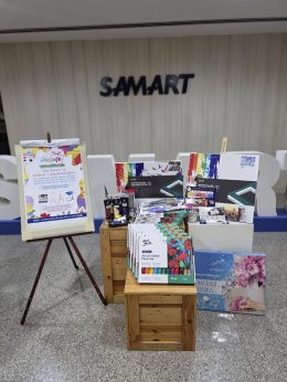 บมจ.สามารถคอร์ปอเรชั่น มอบอุปกรณ์ศิลปะสมทบกองทุนฯ มูลนิธิอาร์ตโนแฮนด์