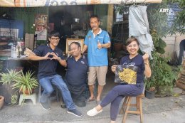 มูลนิธิอาร์ตโนแฮนด์ ลงพื้นที่เยี่ยมศิลปินพิการ "กฤษณากรณ์ มะลิวัลย์"