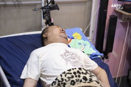 มูลนิธิอาร์ตโนแฮนด์ ลงพื้นที่เยี่ยมศิลปินพิการ "นทีป์ ฅนปากศิลป์"