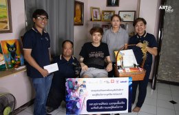 มูลนิธิอาร์ตโนแฮนด์ ลงพื้นที่เยี่ยมศิลปินพิการ "ป็อป กฤชติณท์"