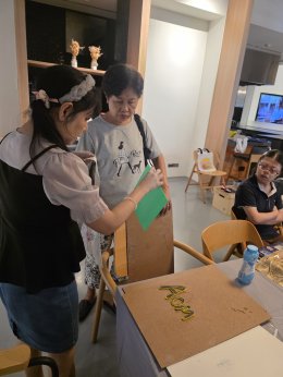 กิจกรรม Paint & Print bag พิมพ์และวาดบนกระเป๋าผ้า 