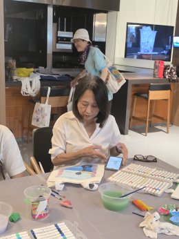 กิจกรรม Paint & Print bag พิมพ์และวาดบนกระเป๋าผ้า 