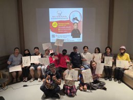 กิจกรรมวาดเส้นแสงและเงา โดย อ.เอกชัย วรรณแก้ว