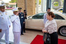 พระเจ้าวรวงศ์เธอ พระองค์เจ้าสิริภาจุฑาภรณ์ เสด็จเป็นประธานเปิดงาน นิทรรศการศิลปะสืบสานพระราชปณิธาน 62 และสยามประติมากรรม ครั้งที่ 2 