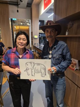 กิจกรรมวาดลายเส้นสไตล์ไทย